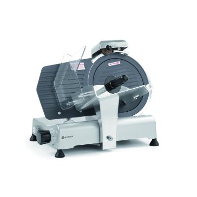Nářezový stroj 250 s teflonovou vrstvou, HENDI, Kitchen Line, 230V/150W, 494x402x(H)398mm | 210222